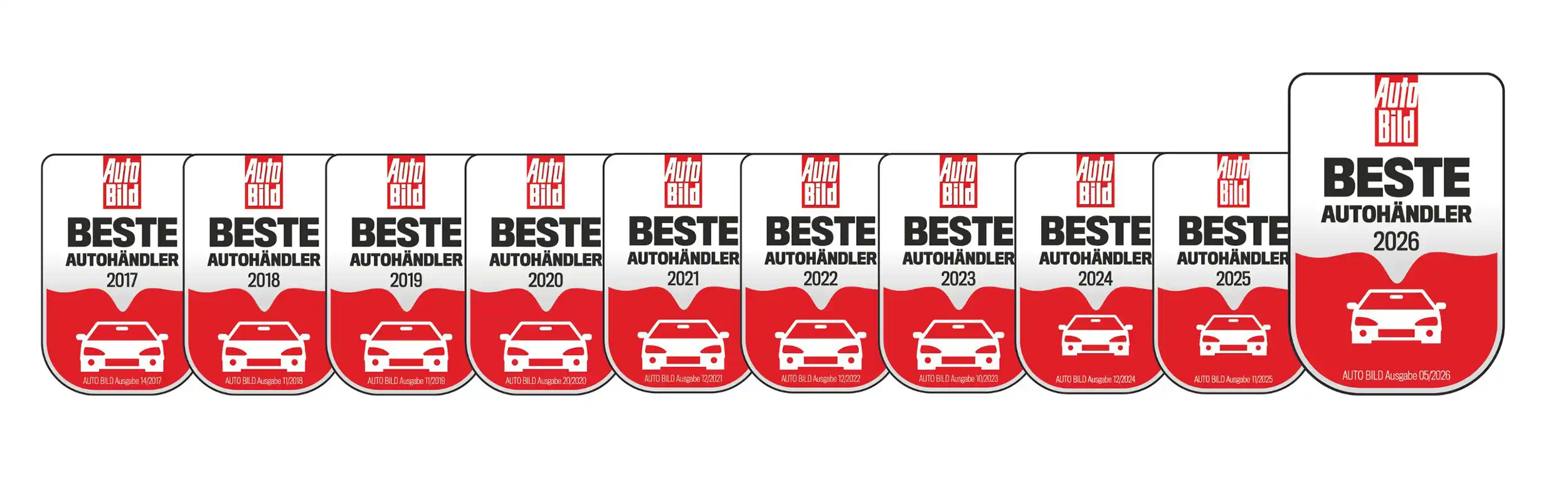 Zu sehen ist das Auto Bild Siegel 2026