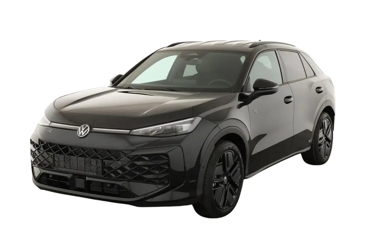 zu sehen: VW T-Roc  in grau von vorne