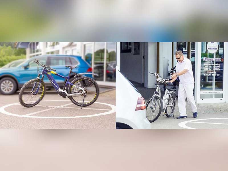 E-Bike ausleihen im Wartebereich